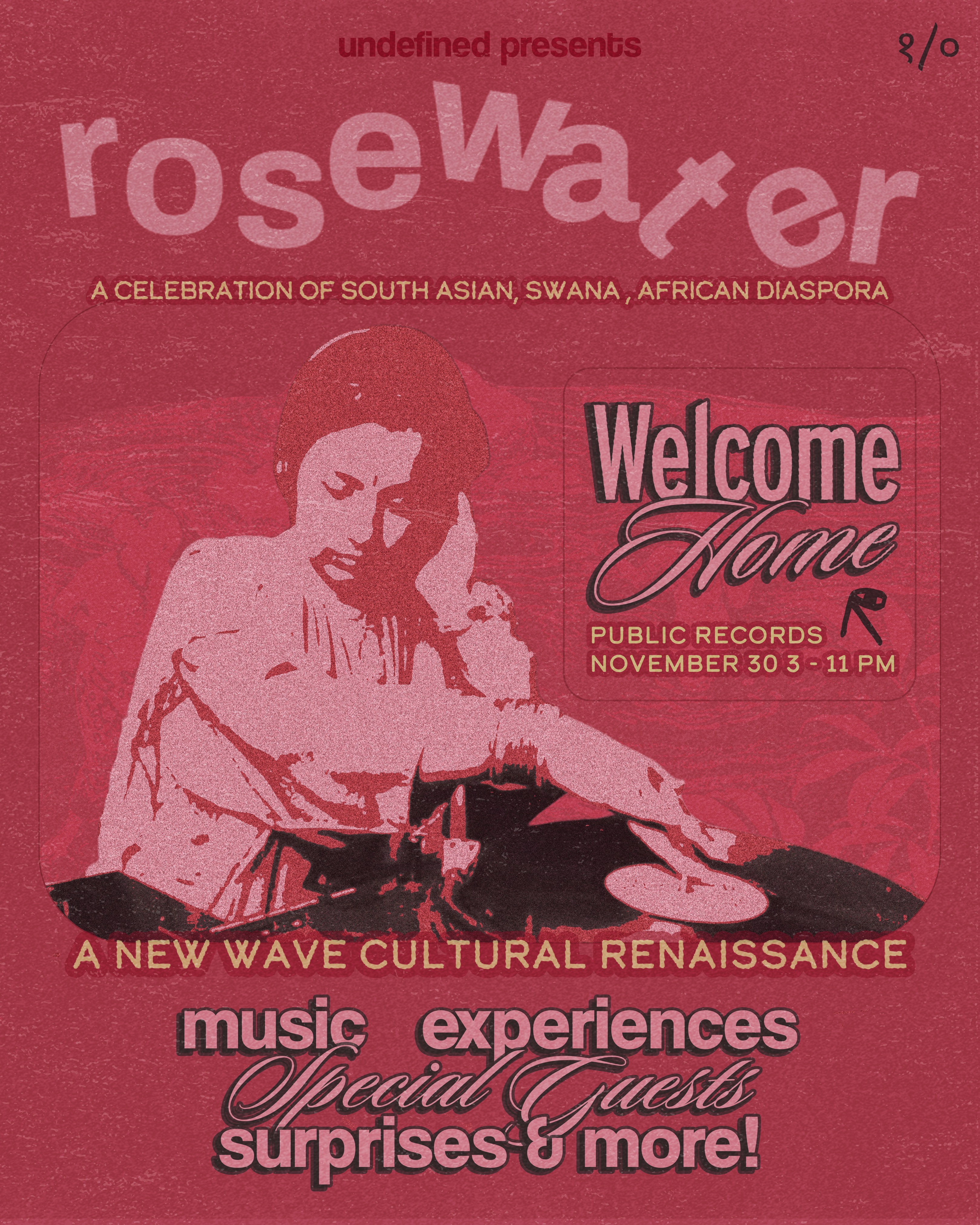 flyer for rosewater
