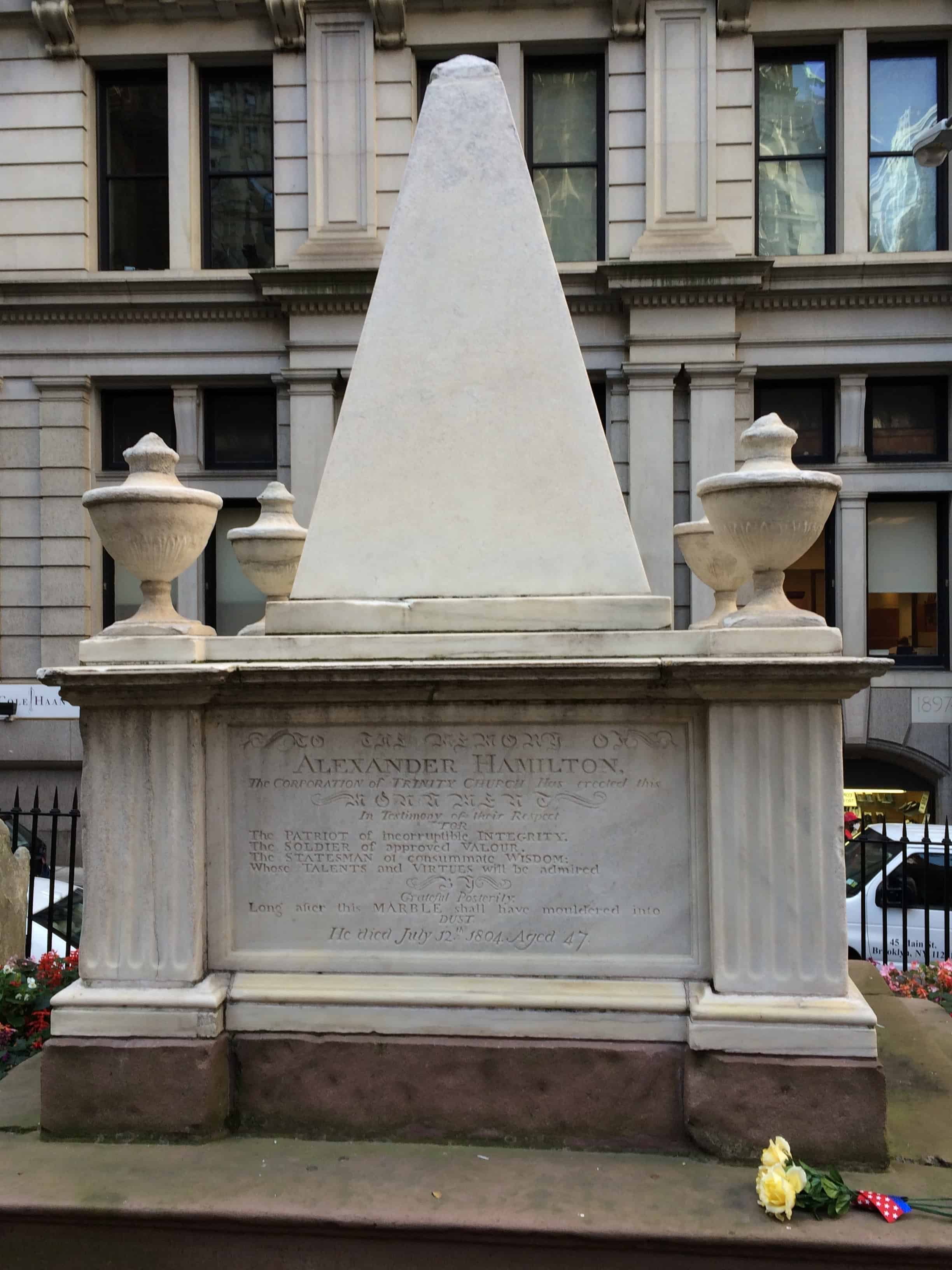 Alexander Hamilton in the Financial District Walking Tour